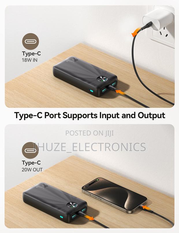 Joyroom 22.5w Fast Charging Power Bank 20000mah (Usb-c) · Photo 4