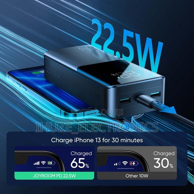 Joyroom 22.5w Fast Charging Power Bank 30000mah (Usb-C) · Photo 4