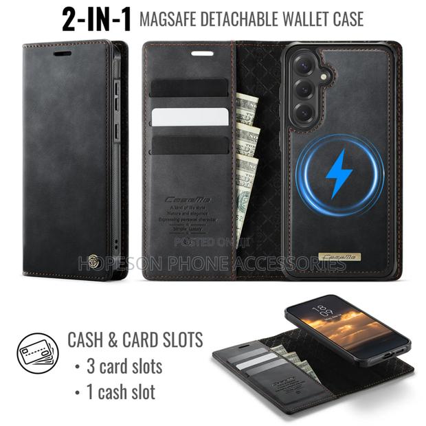 Samsung (2in1) Detachable High Quality Leather Case With Wallet · Photo 7