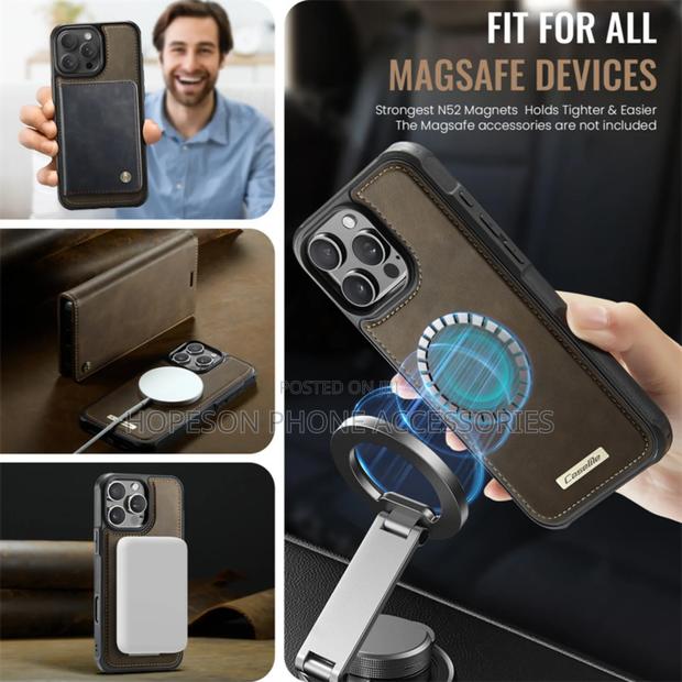 iPhone (2in1) Detachable High Quality Flip Leather Case With Wallet · Photo 2