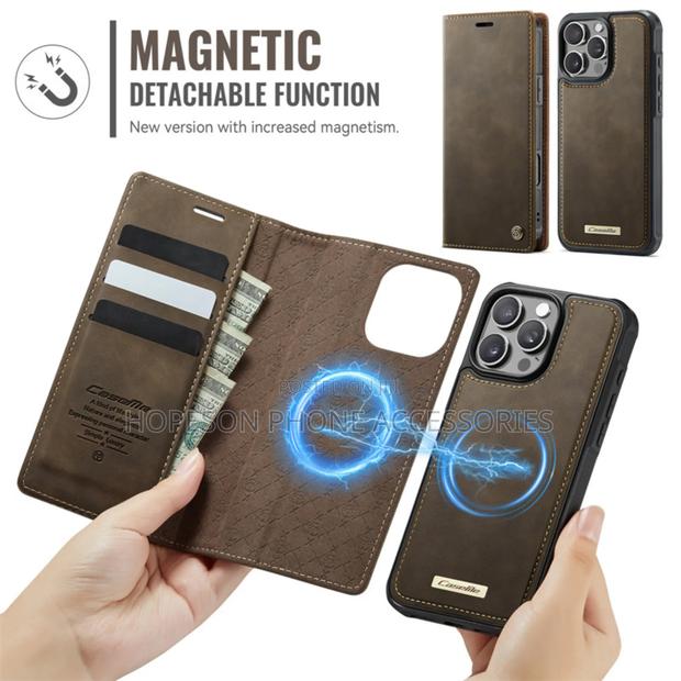 iPhone (2in1) Detachable High Quality Flip Leather Case With Wallet · Photo 3