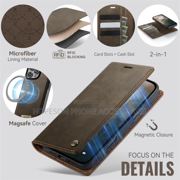 iPhone (2in1) Detachable High Quality Flip Leather Case With Wallet · Photo 4