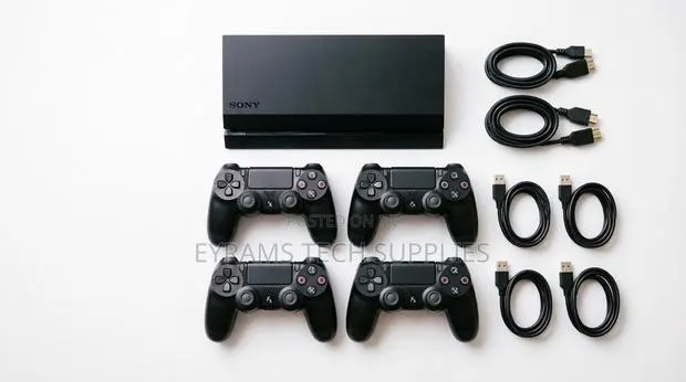 PS4 Original 500GB + 1 Voomwa Controller + HDMI + Power · Photo 1