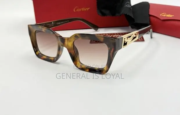Cartier Square-frame Sunglasses Tortoise-shell · Photo 1