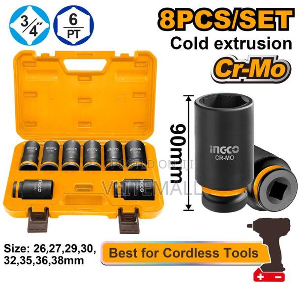 8 Piece Impact Socket Set · Photo 1