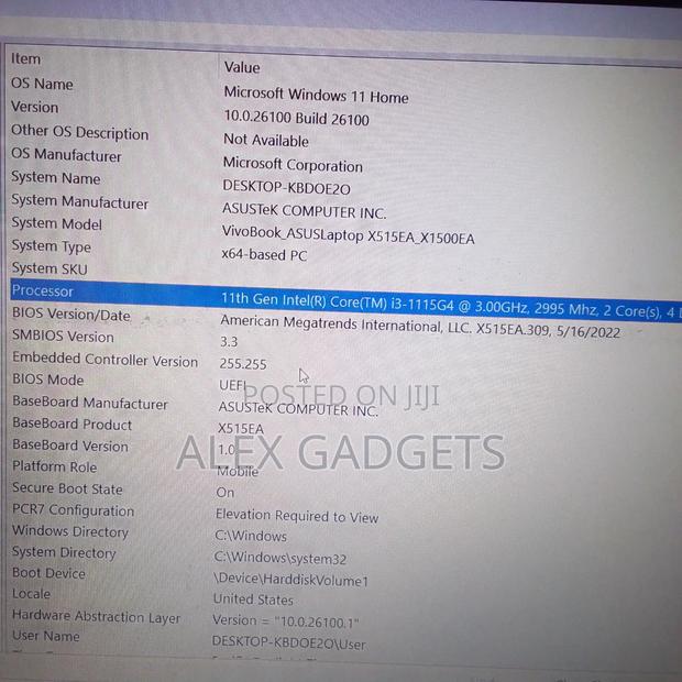 Laptop Asus 8GB Intel Core I3 SSD 256GB · Photo 3