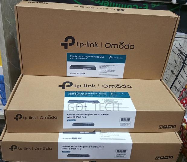 Tp-Link 16 Port Poe Gigabit Smart Manage Switch Omada 18-Port Sg2218p · Photo 2