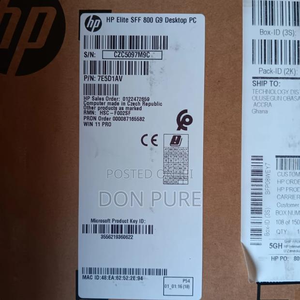 New Desktop Computer HP EliteDesk 800 16GB Intel Core I7 SSD 512GB · Photo 1