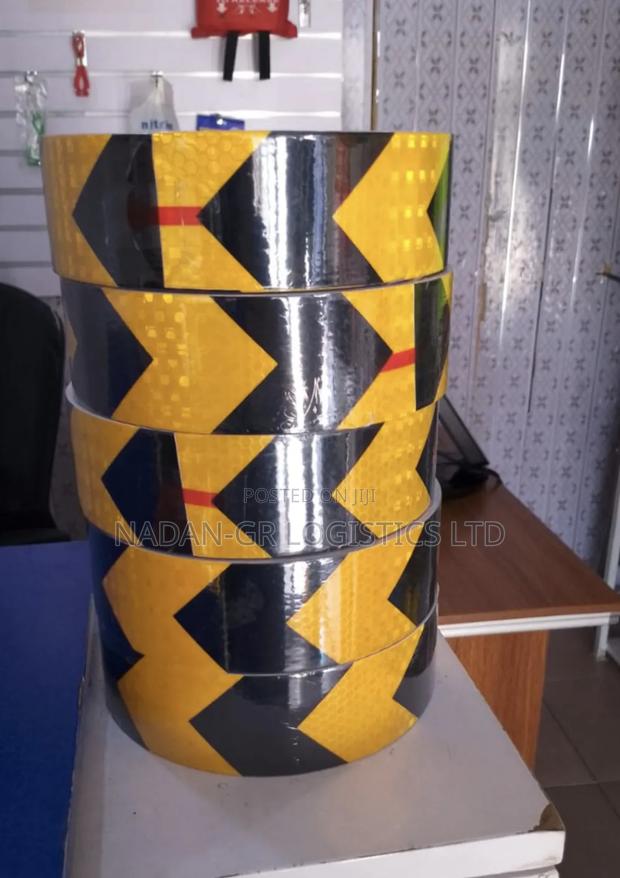 Reflective Sticker Tapes ( Black & Yellow) · Photo 1