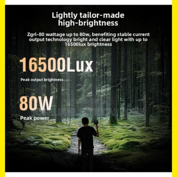 80w Led Video Light With Built-in Rechargeable Battery And Adjustable · Photo 5