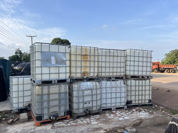 1000 Litres Water Tank Ibc Tanks, Water Storage. White Tank With Cage · Photo 2