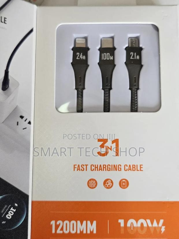 Ldnio Lc97u Universal Multi-Function Charging Cable Tablet 3 in 1 · Photo 6