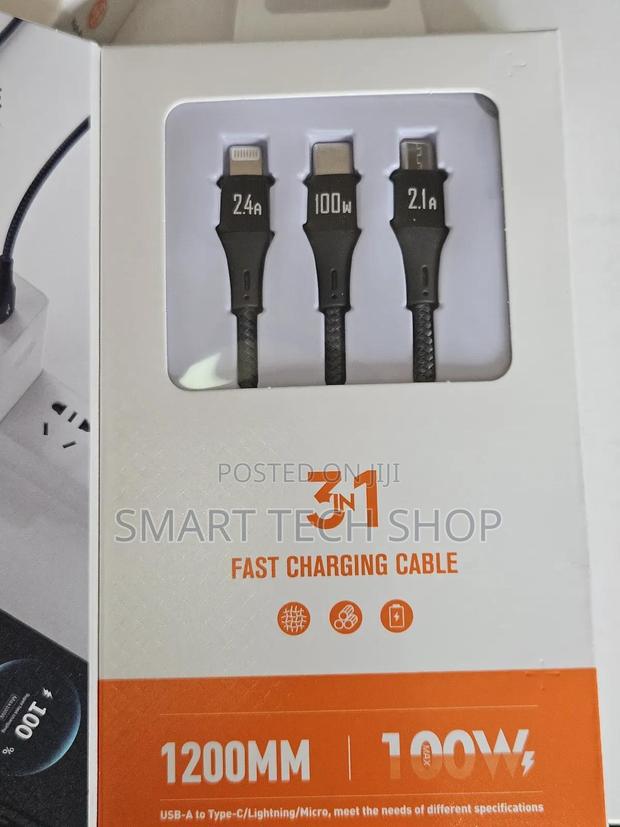 Ldnio Lc97u Universal Multi-Function Charging Cable Tablet 3 in 1 · Photo 7