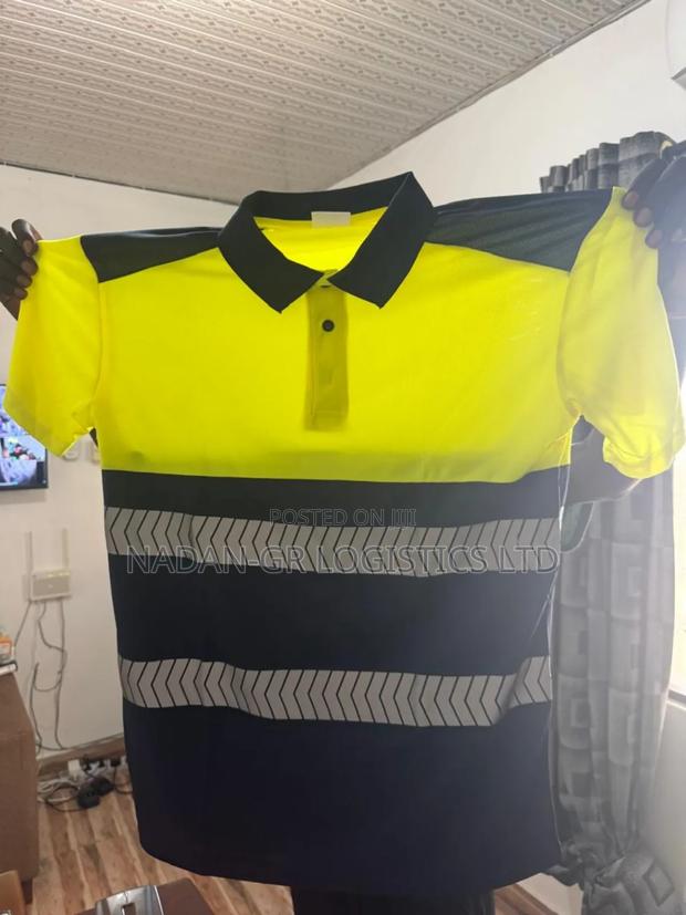 Reflective Long Sleeve Poloshirt-yellow · Photo 3