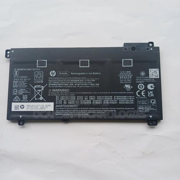 Hp Original Ru03xl Battery for Probook X360 11 G3 G4 G5 G6 440 G1 · Photo 2