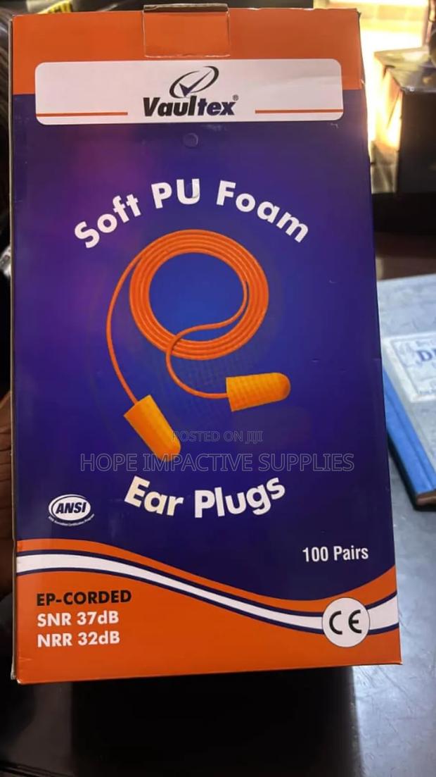 Vaultex Safety Ear Plugs / Earplugs, Foam. · Photo 2