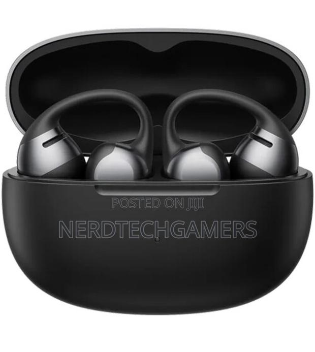 Shokz Opendots One Wireless Open-Ear, Clip-on Earbuds (Black) · Photo 3