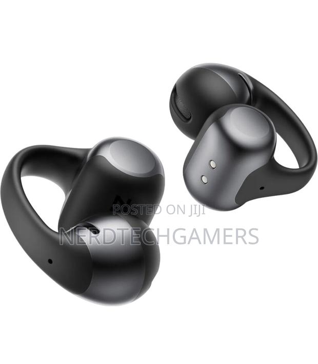 Shokz Opendots One Wireless Open-Ear, Clip-on Earbuds (Black) · Photo 4