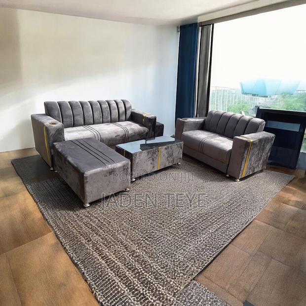 Brand New Luxury Ash Fabric Sofa · Photo 2