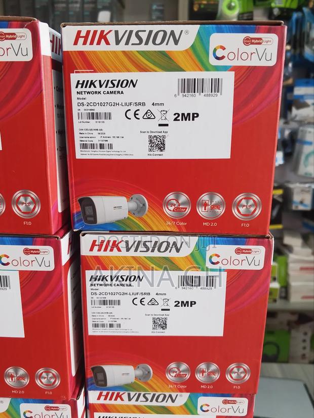 Hikvision 2mp Colorvu 2 Way Audio Ip Camera Ds-2cd1027g2h-Liuf/SRB · Photo 2