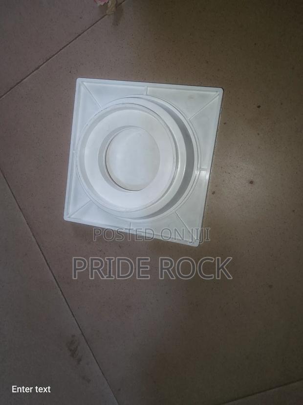 Plastic Floor Drain 4*3*2, White and Grey · Photo 3