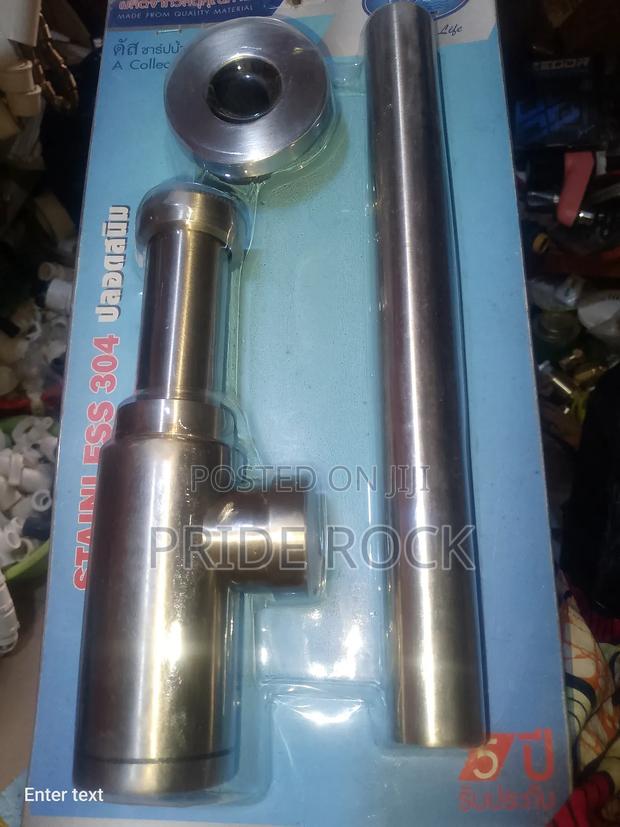 Stainless Steel Bottle Trap, Basin Metal Waste, Sink Waste · Photo 1