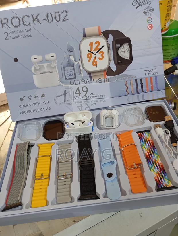 Rock-002 Smartwatch Combo for Couples, 2 Smart Watches, 2 Airpods · Photo 6