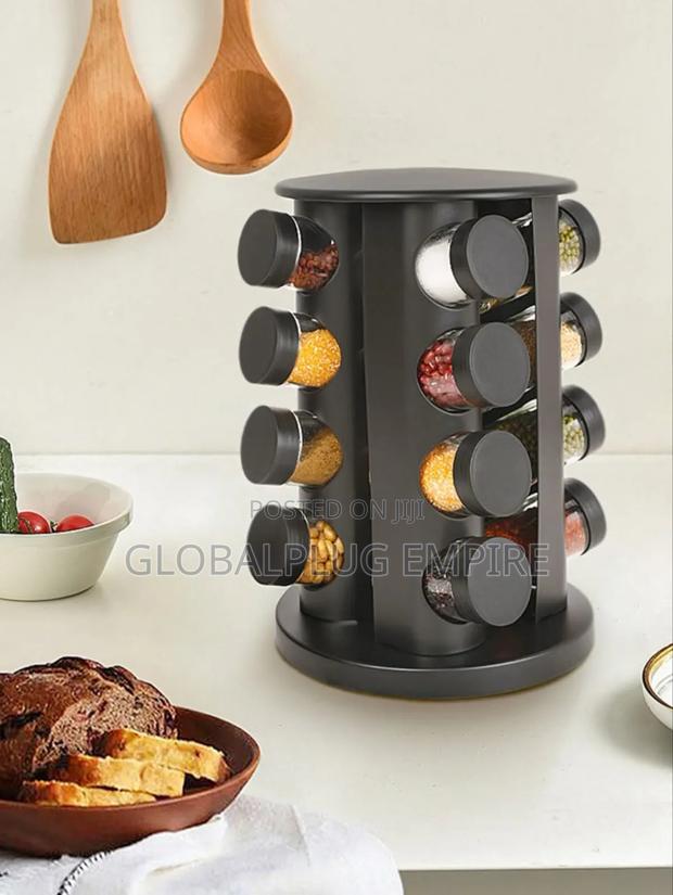 16 Jar Rotating Spice Rack – Organize in Style! · Photo 2