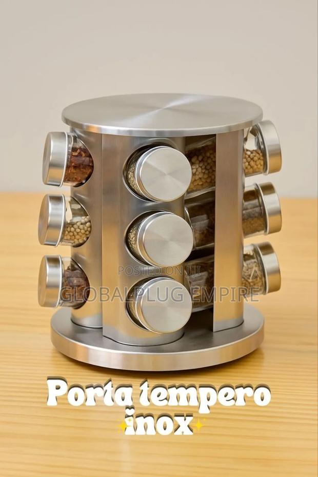 16 Jar Rotating Spice Rack – Organize in Style! · Photo 4