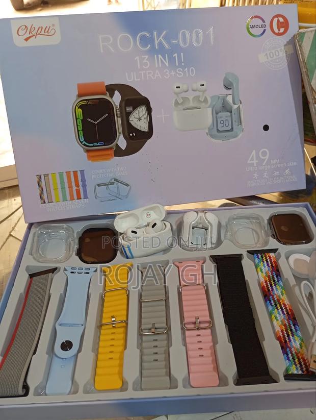 Rock-001 Smart Watch Combo for Couples With 2 Smart Watches, 2 Airpods · Photo 3