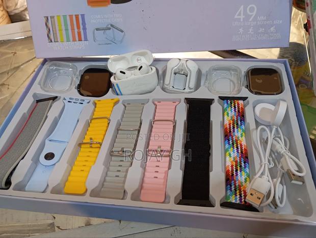 Rock-001 Smart Watch Combo for Couples With 2 Smart Watches, 2 Airpods · Photo 8