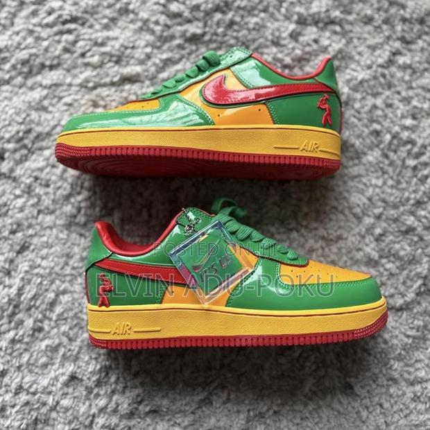 Lil Yachty Concrete Boys Air Force 1 "Lucky Green/Mystic Red" Sneakers · Photo 1