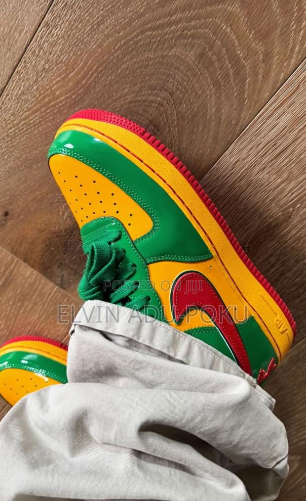Lil Yachty Concrete Boys Air Force 1 "Lucky Green/Mystic Red" Sneakers · Photo 2