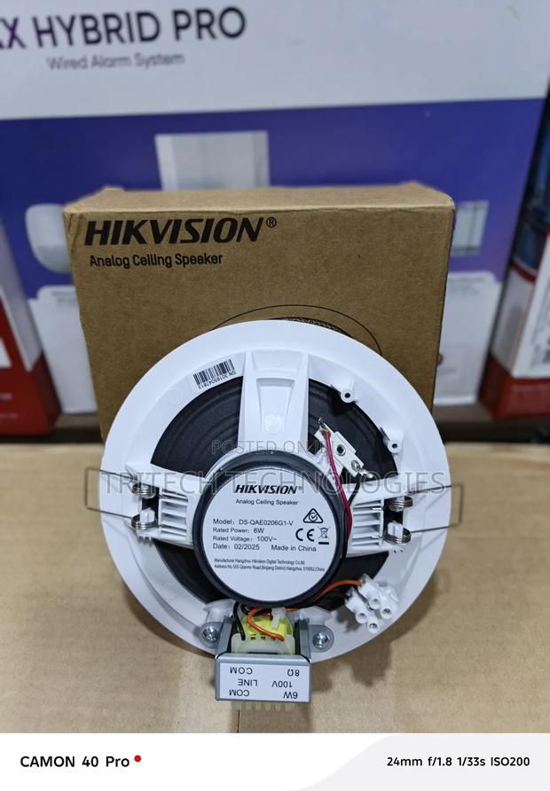 Hikvision Analog Ceiling Speaker Ds-qae0206g1-v 6w · Photo 4