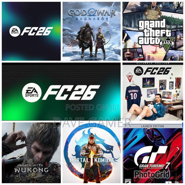 Fc 26 + Other 9 Games Ps5 Offline Package · Photo 1