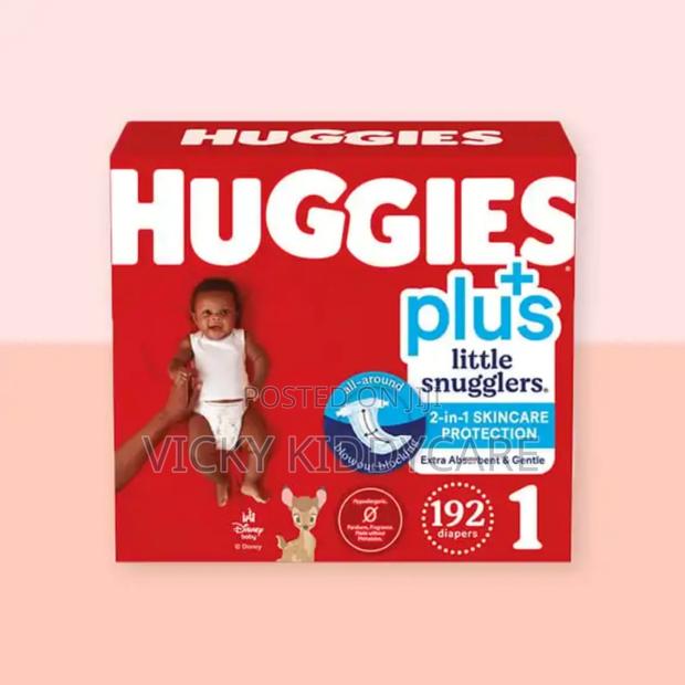 Huggies Little Snugglers Plus Diaper Size One 1 · Photo 1