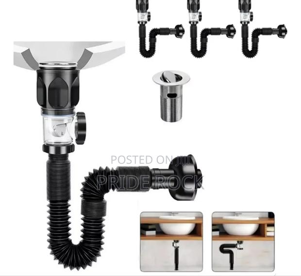 Pop Up Waste With Trap, Basin Trap, Waste Drain · Photo 4