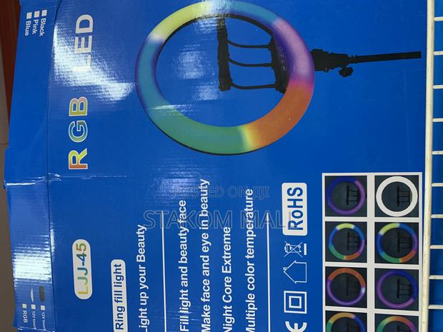 Ring Light LJJ-45, RGB With Tripod · Photo 1