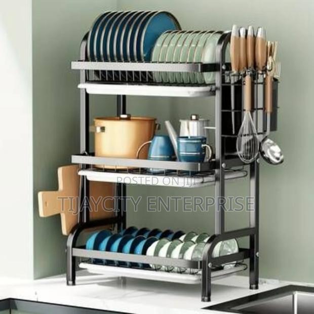 3 Layer Dish Rack · Photo 1