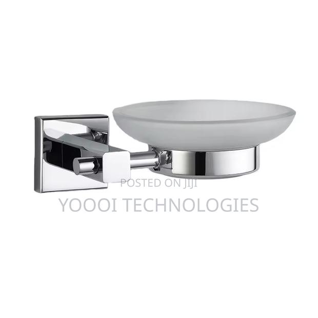 Hight Quality Chrome Brass Bathroom Glass Soap Dish · Photo 2