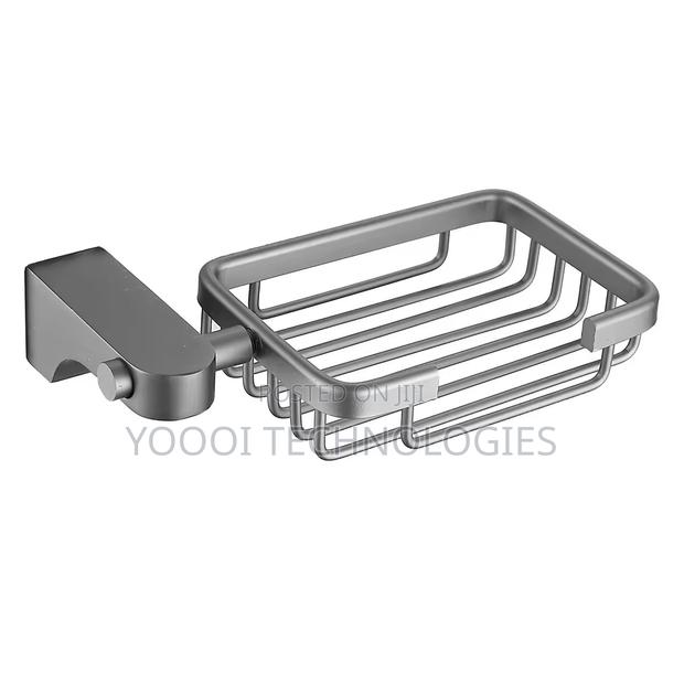 7pcs Gun Grey Stainless Steel Bathroom Accessories Set · Photo 4