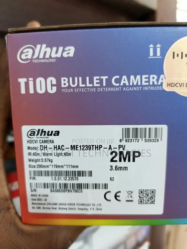 Dahua Hac-Me1239th-a-Pv 2mp Full Color Active Deterrence Outdoor Tioc · Photo 3