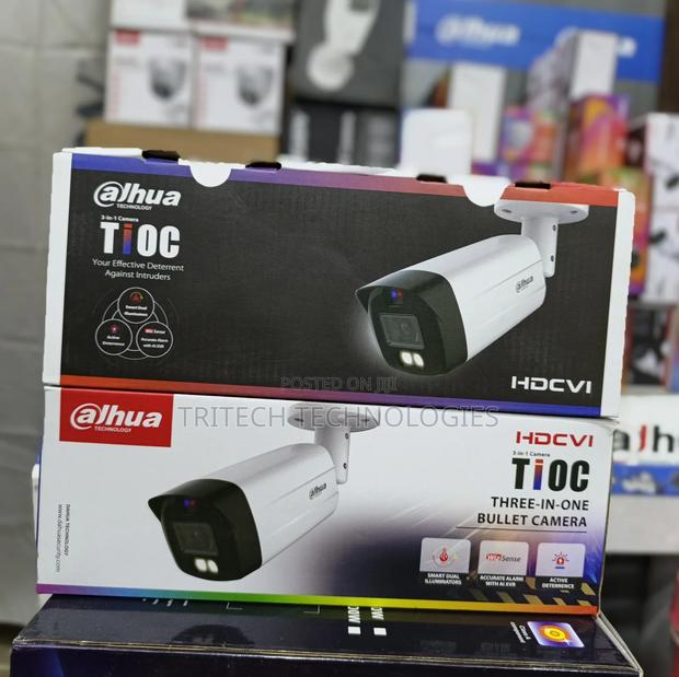 Dahua Hac-Me1239th-a-Pv 2mp Full Color Active Deterrence Outdoor Tioc · Photo 1