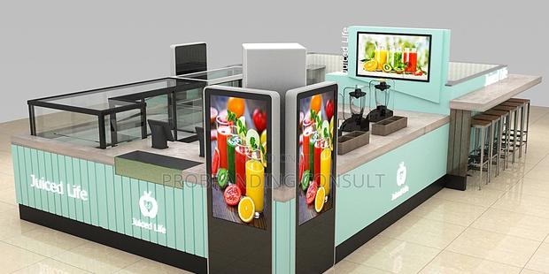 Digital Kiosk: Stage, Display Stand, Pos, Tent, Coffee, Snacks, · Photo 2