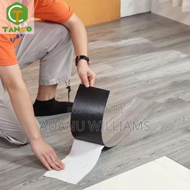 Top Notch Rectangular Self Adhesive Vinyl Floor Sticker(5 Square Meter · Photo 1