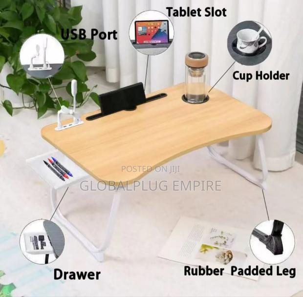 Portable Bed Table With Usb Study Fun Anywhere · Photo 2