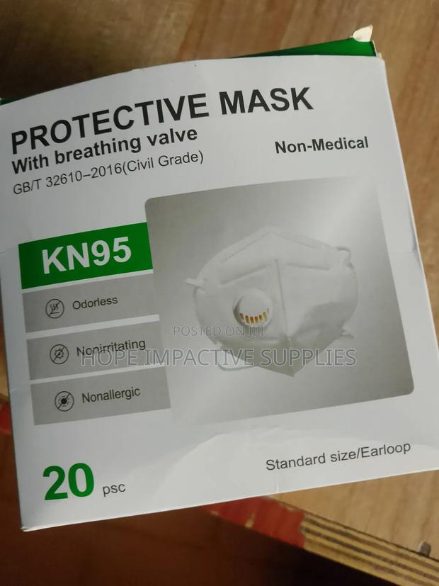 Quality Kn95 Nose Mask With Valve - 20/Pack. · Photo 1