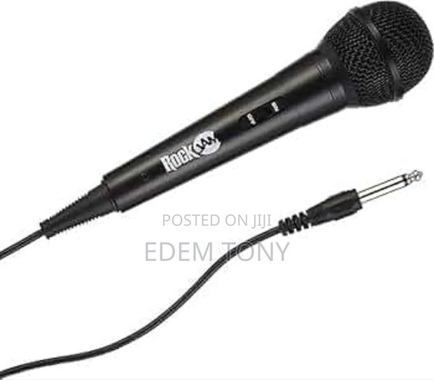 Rockjam Karaoke Microphone 3m Wired in Black · Photo 1