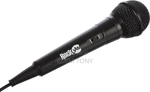 Rockjam Karaoke Microphone 3m Wired in Black · Photo 3