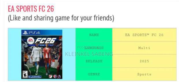 Fifa 27 for Ps4 Jailbreak With Latest Transfers · Photo 1